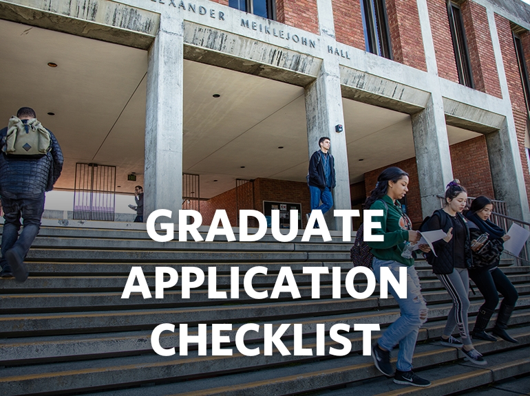 Graduate Application Checklist