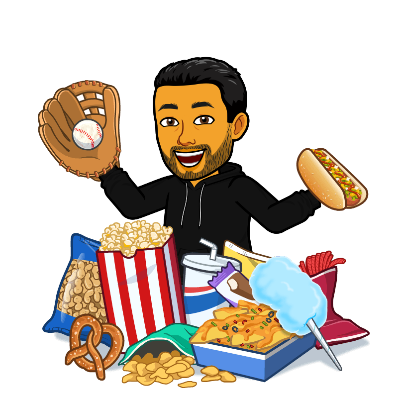 avatar of man eating snacks at baseball game