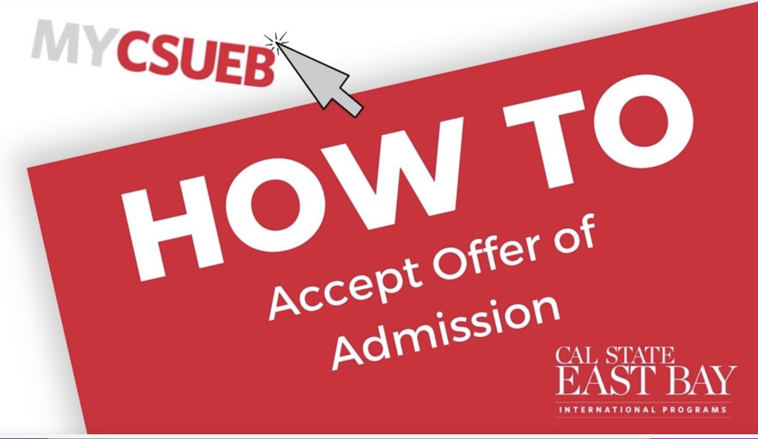 How to Accept Offer of Admission