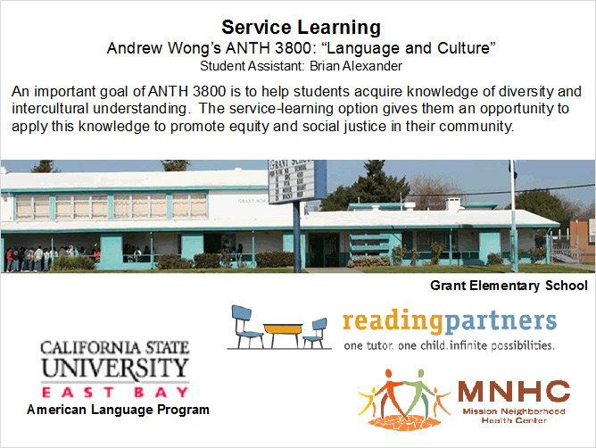Andrew Wong's ANTH 3800 flyer