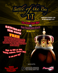 The Battle of the Bay trip flyer