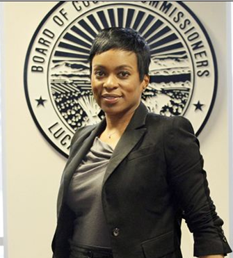 CSUEB alumna Laura Lloyd-Jenkins who is blazing a trail in Lucas County, OH as their first woman, first African-American and first person ever hired outside the county.