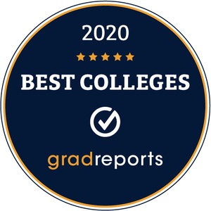 Badge that announces we are part of the Best Colleges of 2020