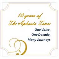 Snip of Aphasia Tones 10th Anniversary invitation