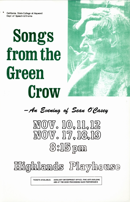 Songs from the Green Crow flyer