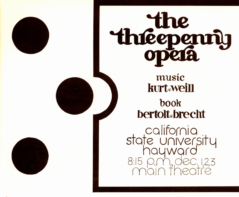 Three Penny Opera flyer