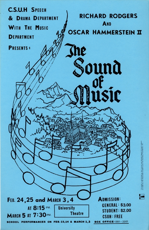 The Sound of Music flyer