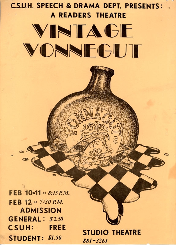 Vintage Vonnegut flyer