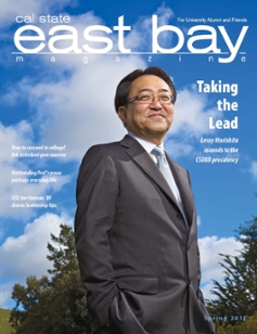 spring 2012 magazine cover of President Morishita