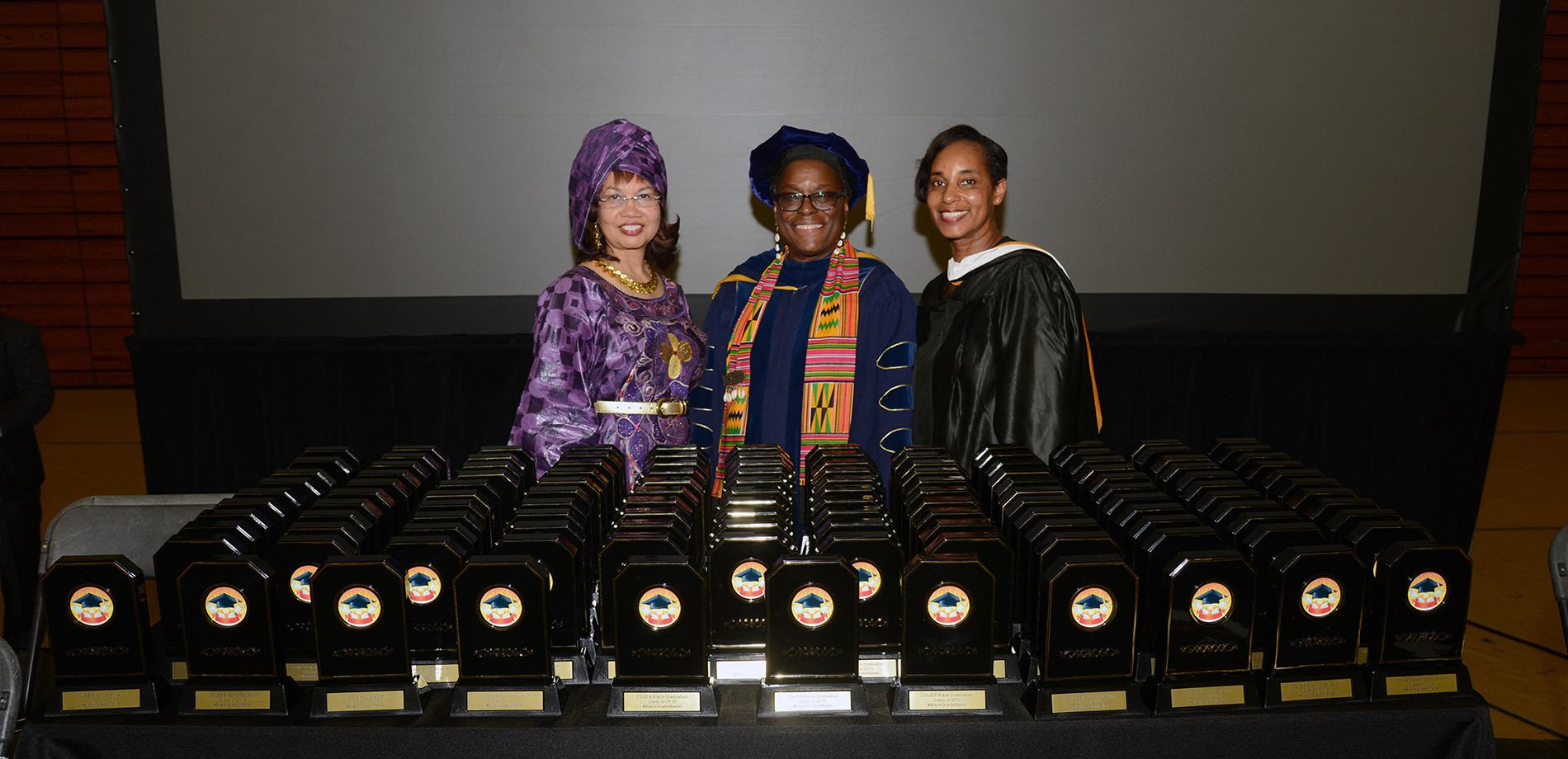 Lil Parker-Brown, Dianne Rush Woods and Andrea Wilson at Black Graduation
