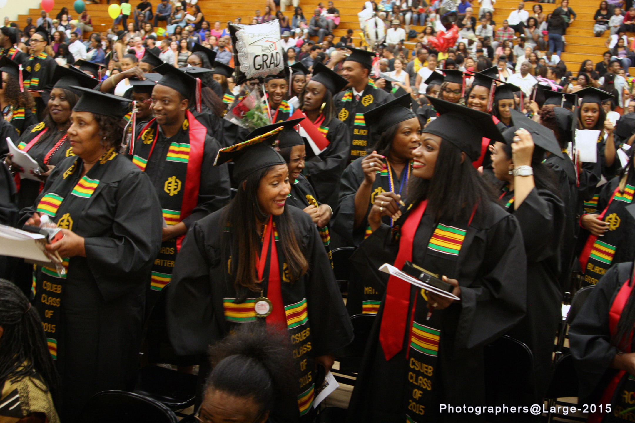 Students at Black Graduation