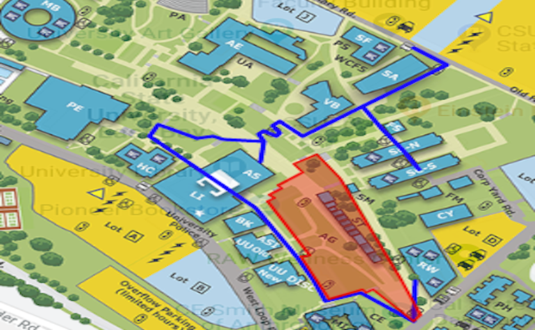 Hayward Campus Maps