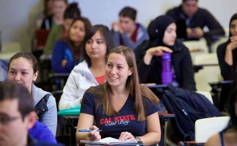 students are sitting in the classroom