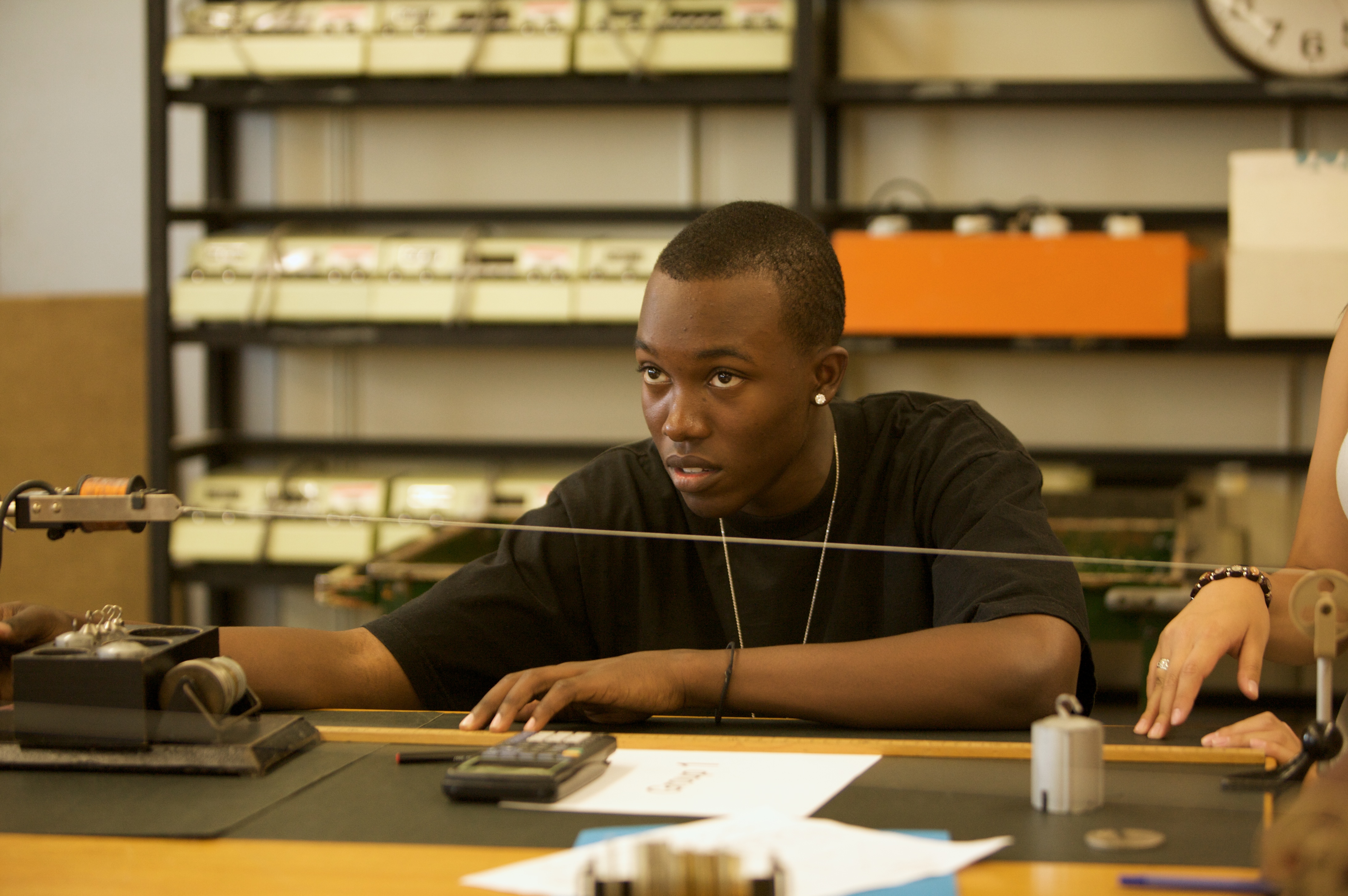  Accommodations | Picture of Student Focused on Lecture in Classroom