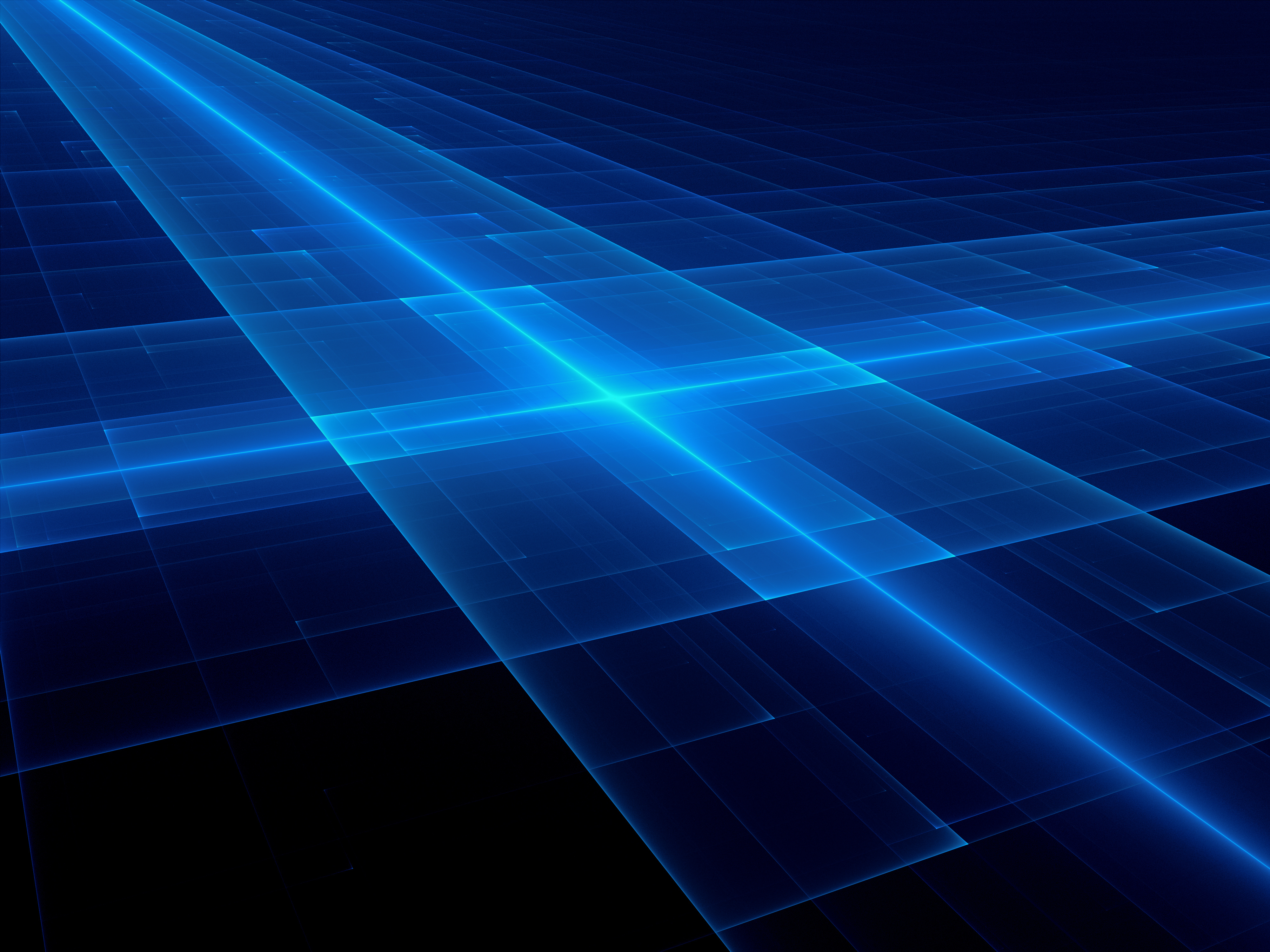 Decorative Intersecting Blue Lines