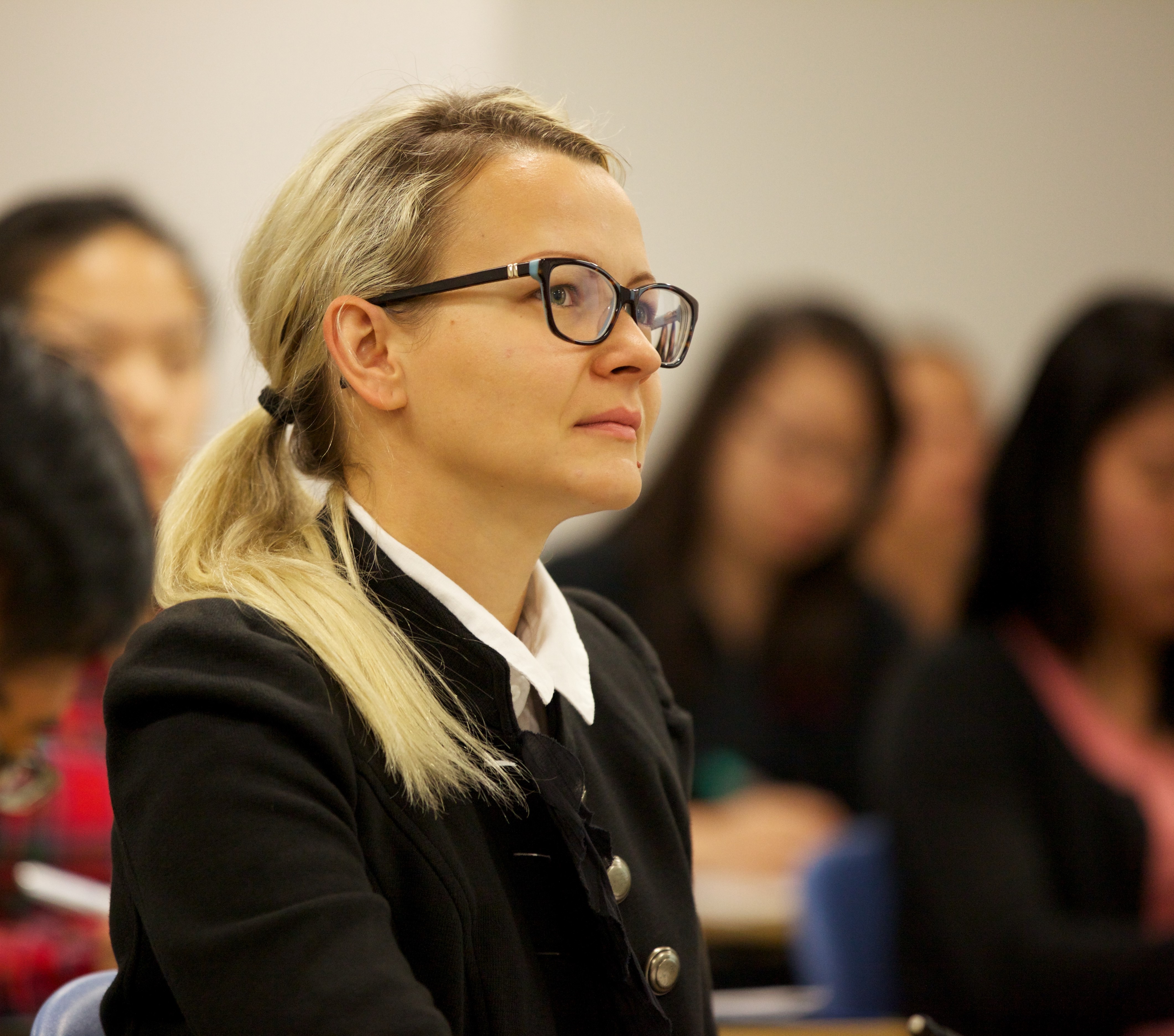 Picture of Student Focusing on Lecture