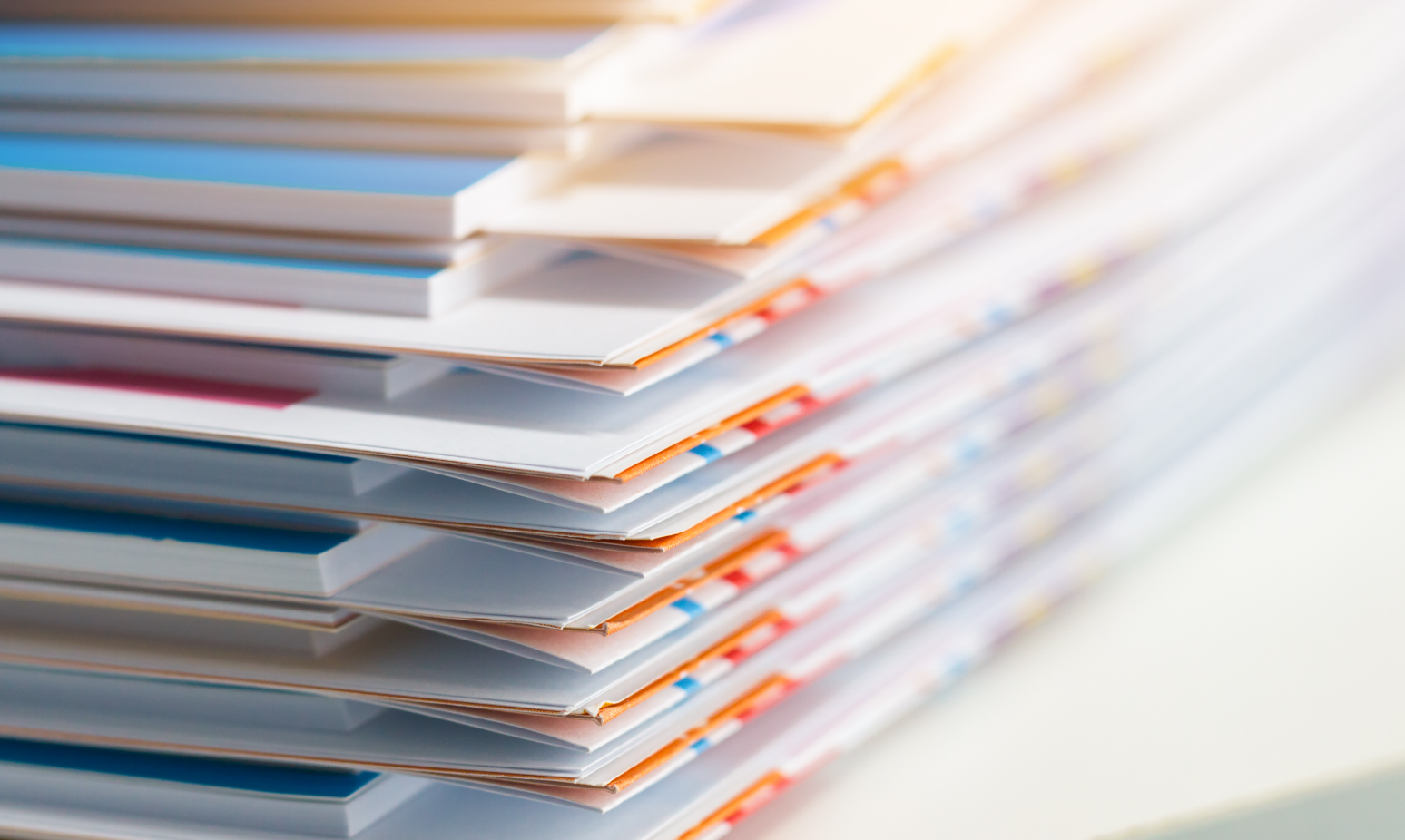 Stack of forms