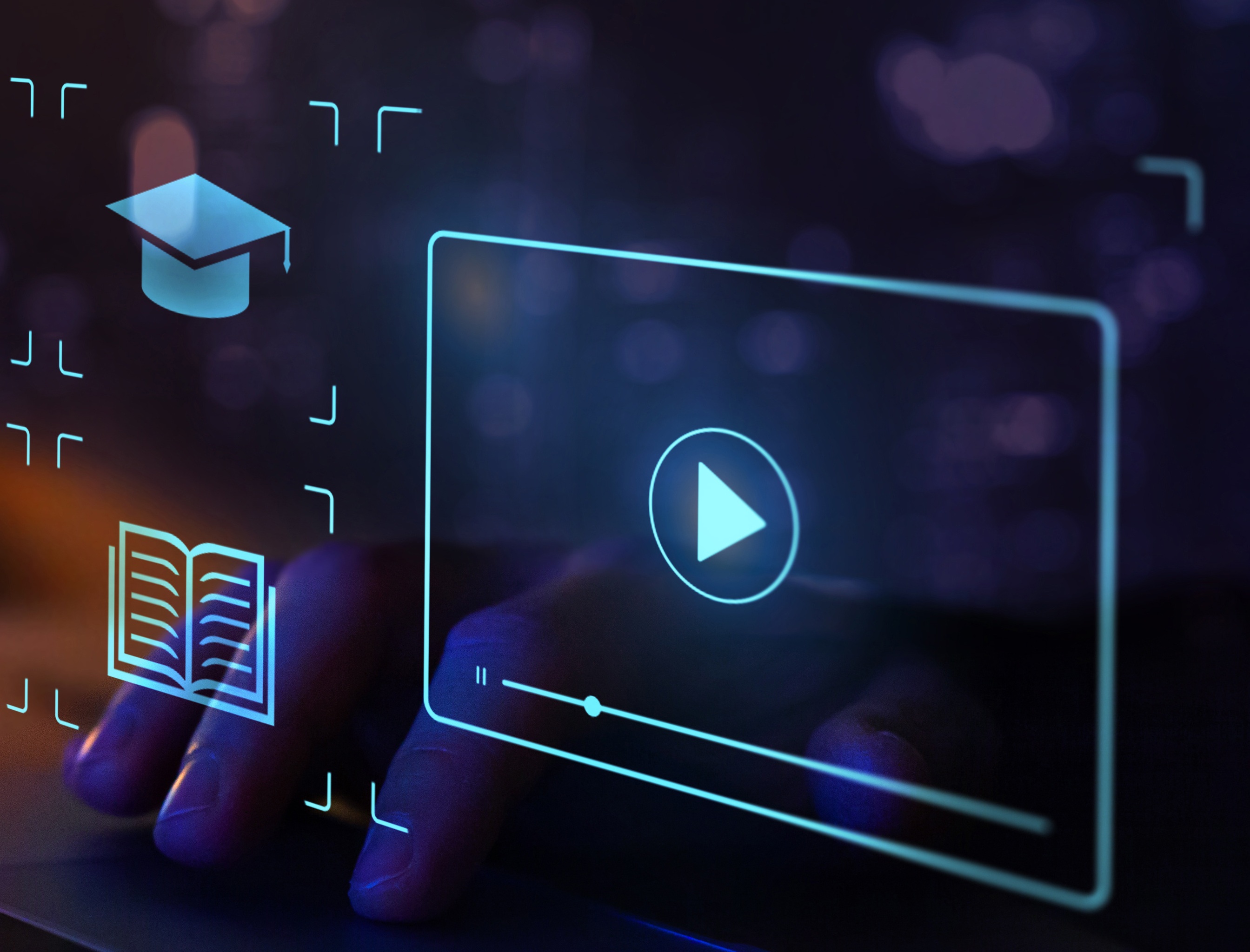 Online video being played