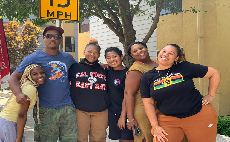 Pioneer Student and Family