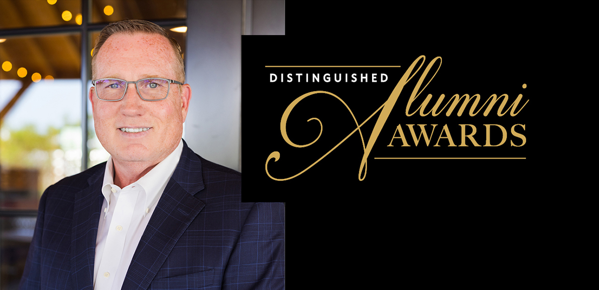 Mike Coke in a suite