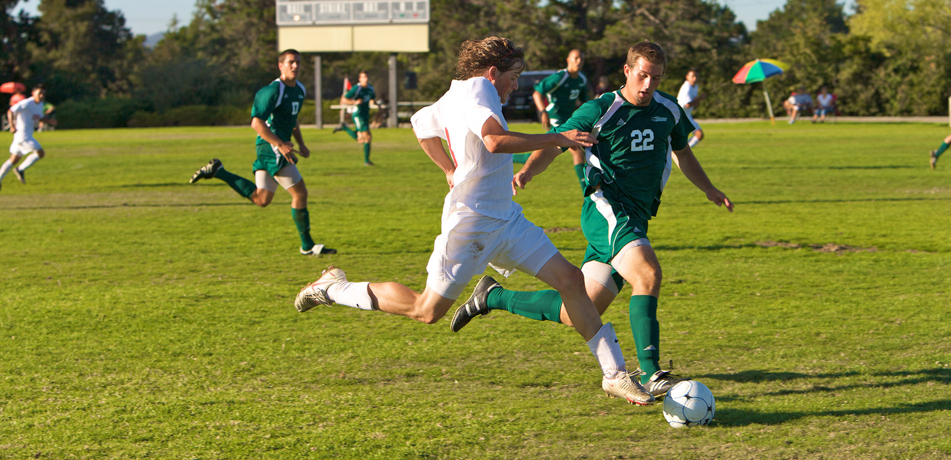 Men's soccer game