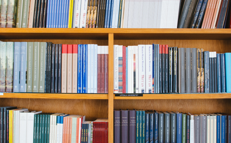 books on a shelf