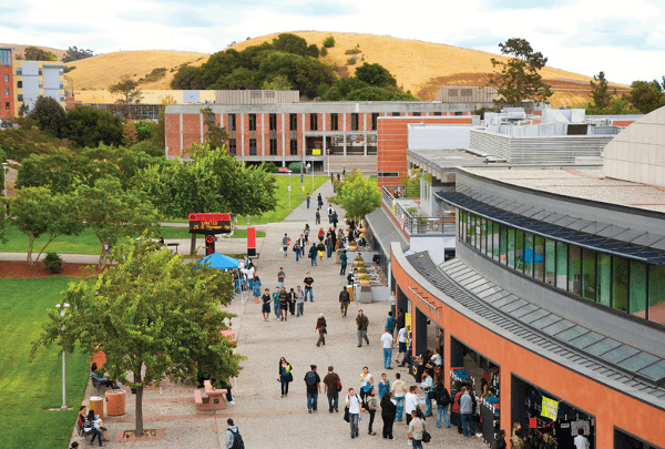 csueb campus from top view