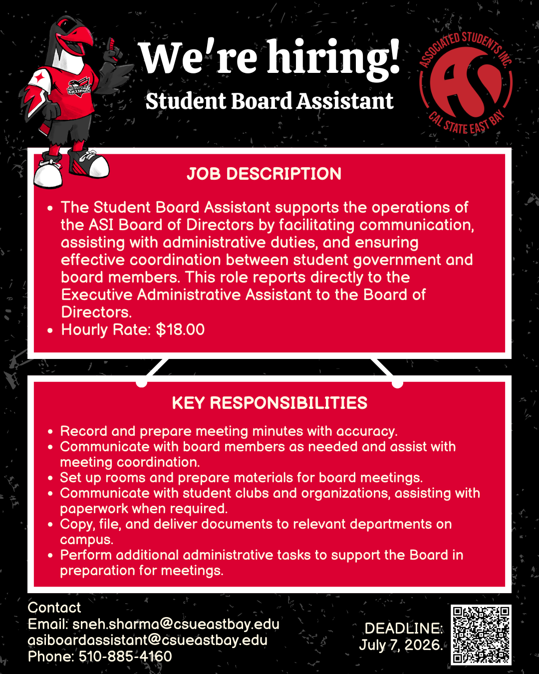 Board Assistant opportunity 