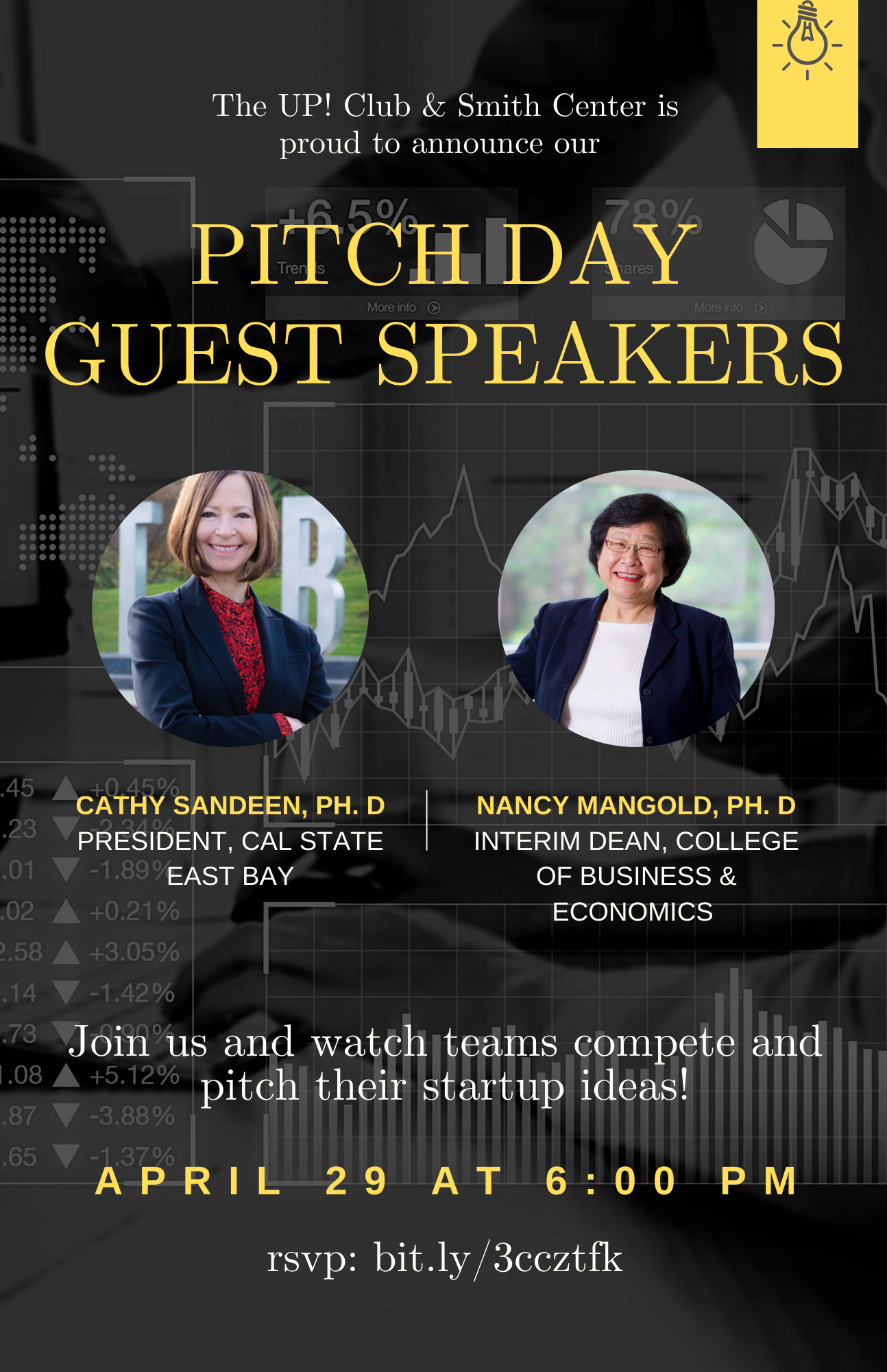 Smith Ctr Pitch Day Guest Speakers