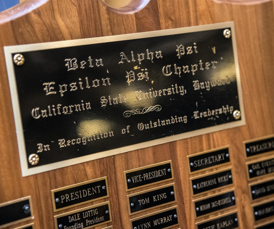 Beta Alpha Psi Plaque