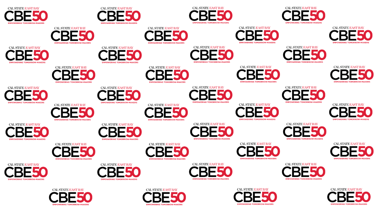 CBE50th Logo white