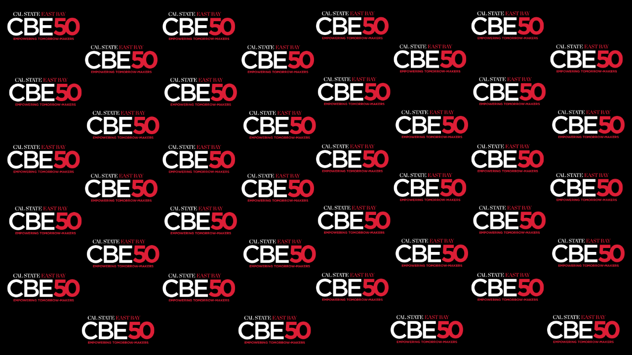 CBE50th Logo black