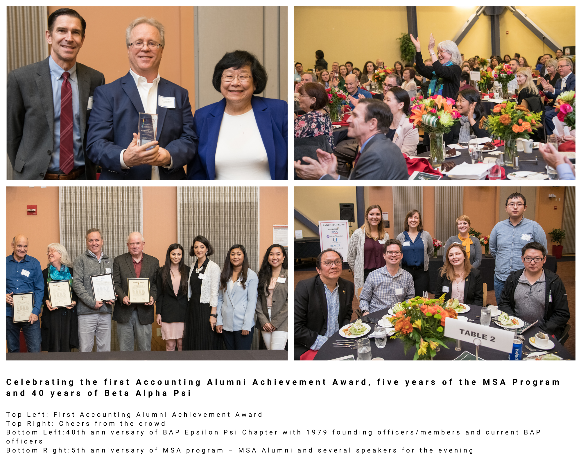 Accounting Alumni Award and Celebration