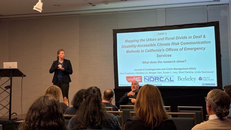 Public Health Attended the National Association for the Deaf Conference