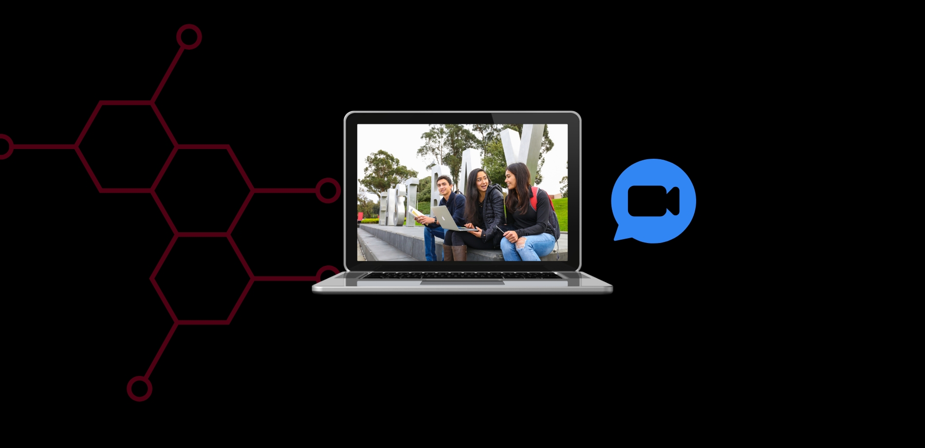 Science Students on Bench