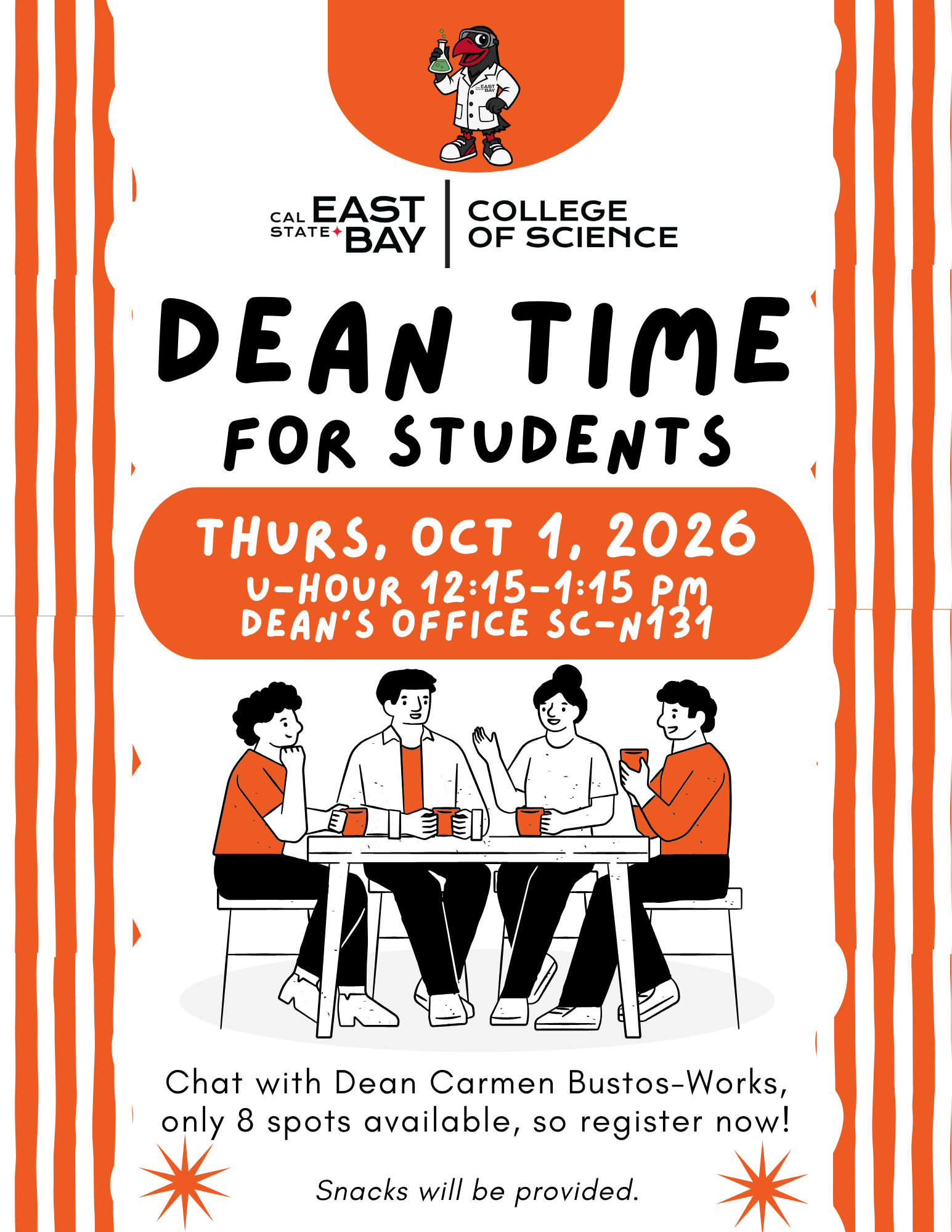 Dean Time for Students (Fall 2026)