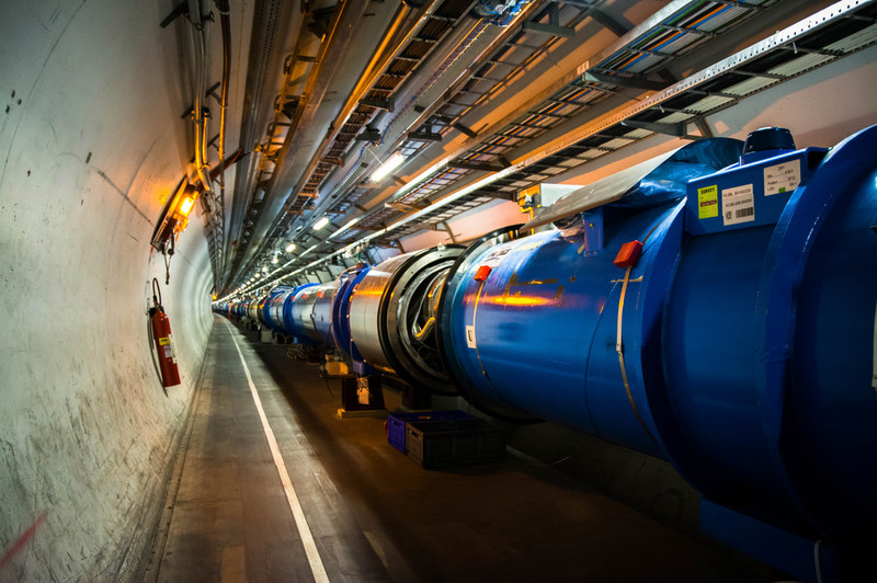 photo of the world’s largest particle accelerator 