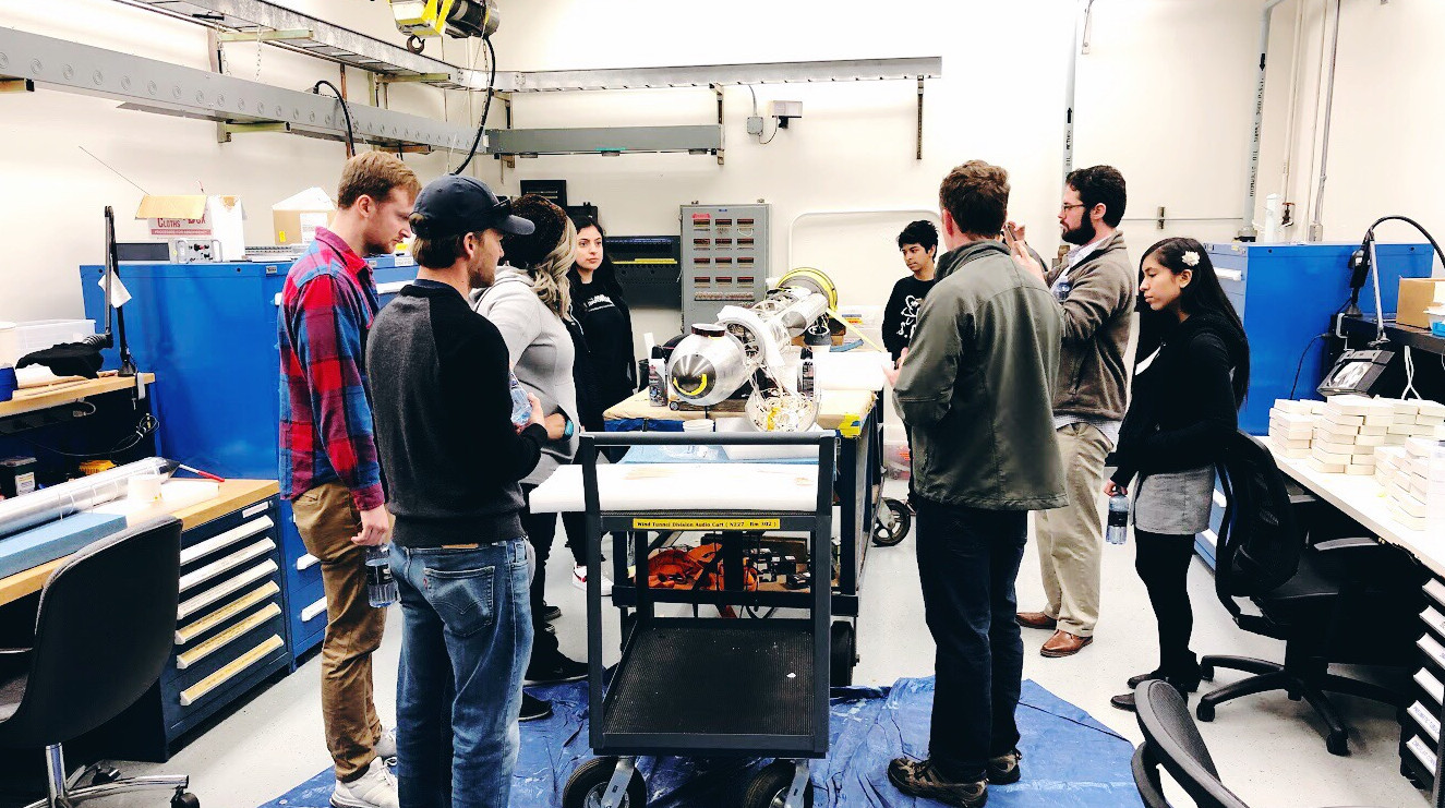 CSUEB students at the NASA's SLAC Lab 