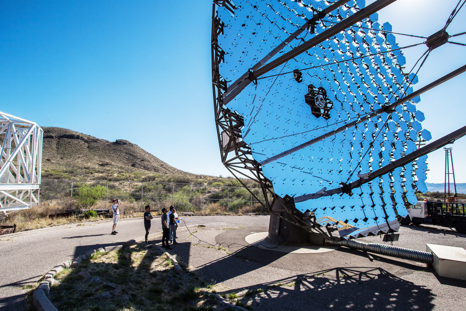 csueb students at VERITAS (the Very Energetic Radiation Imaging Telescope Array System based in Arizona)