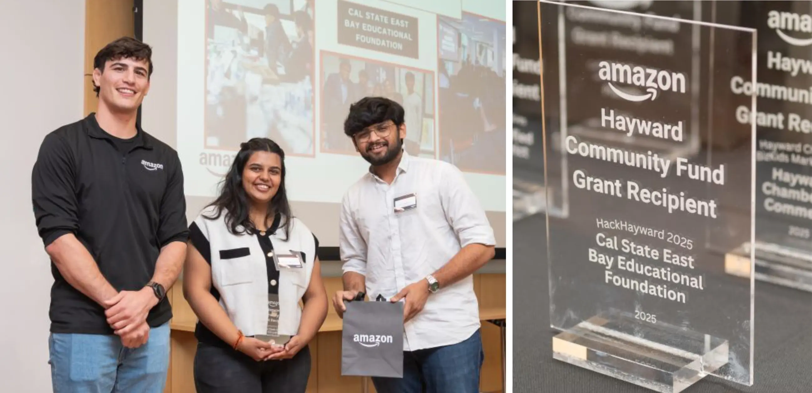 Picture: Ujas Goti & Nidhi Prajapati, CS students