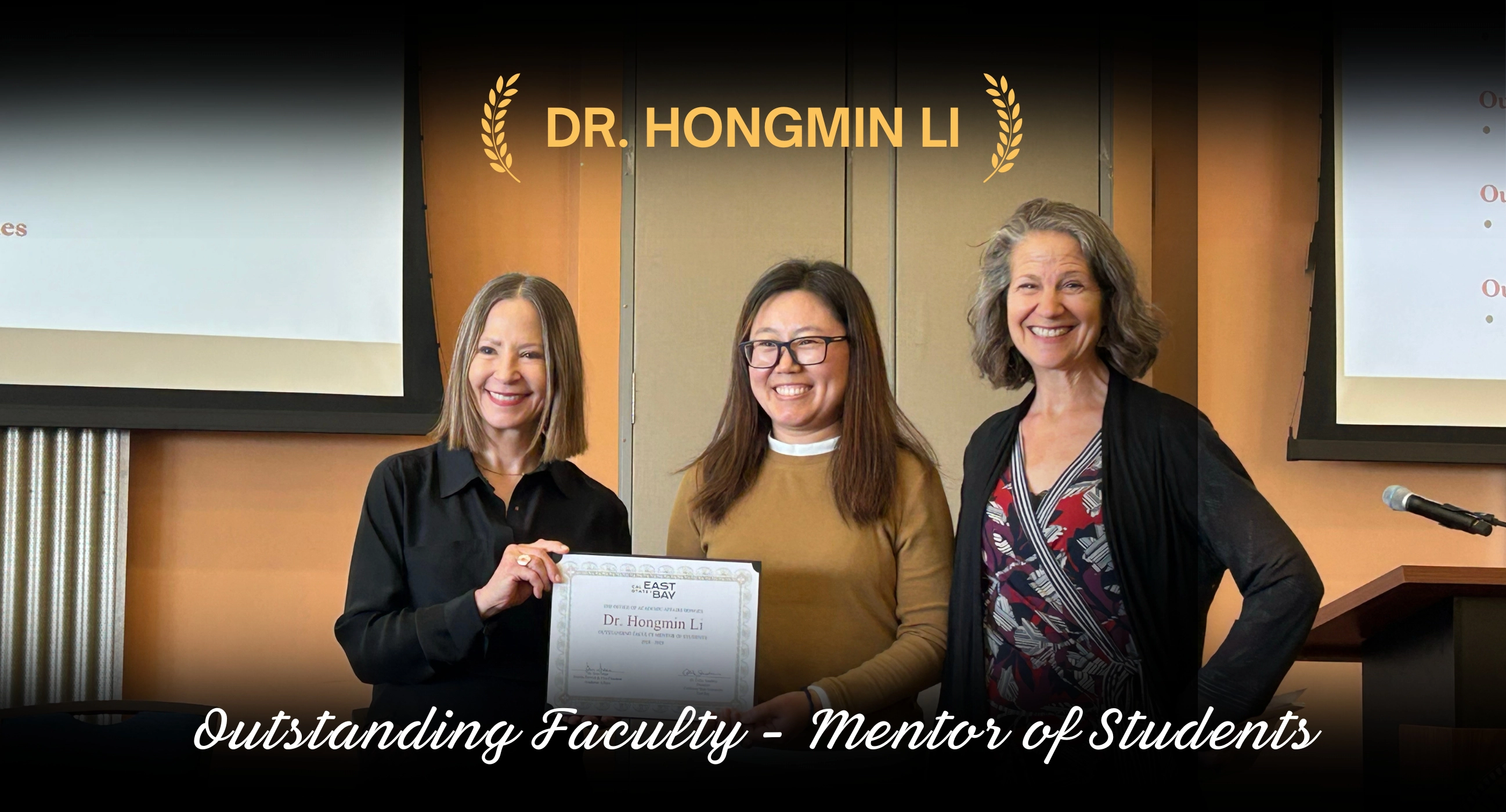 Photo of Hongmin Li, Assistant Professor in Computer Science.e ribbon