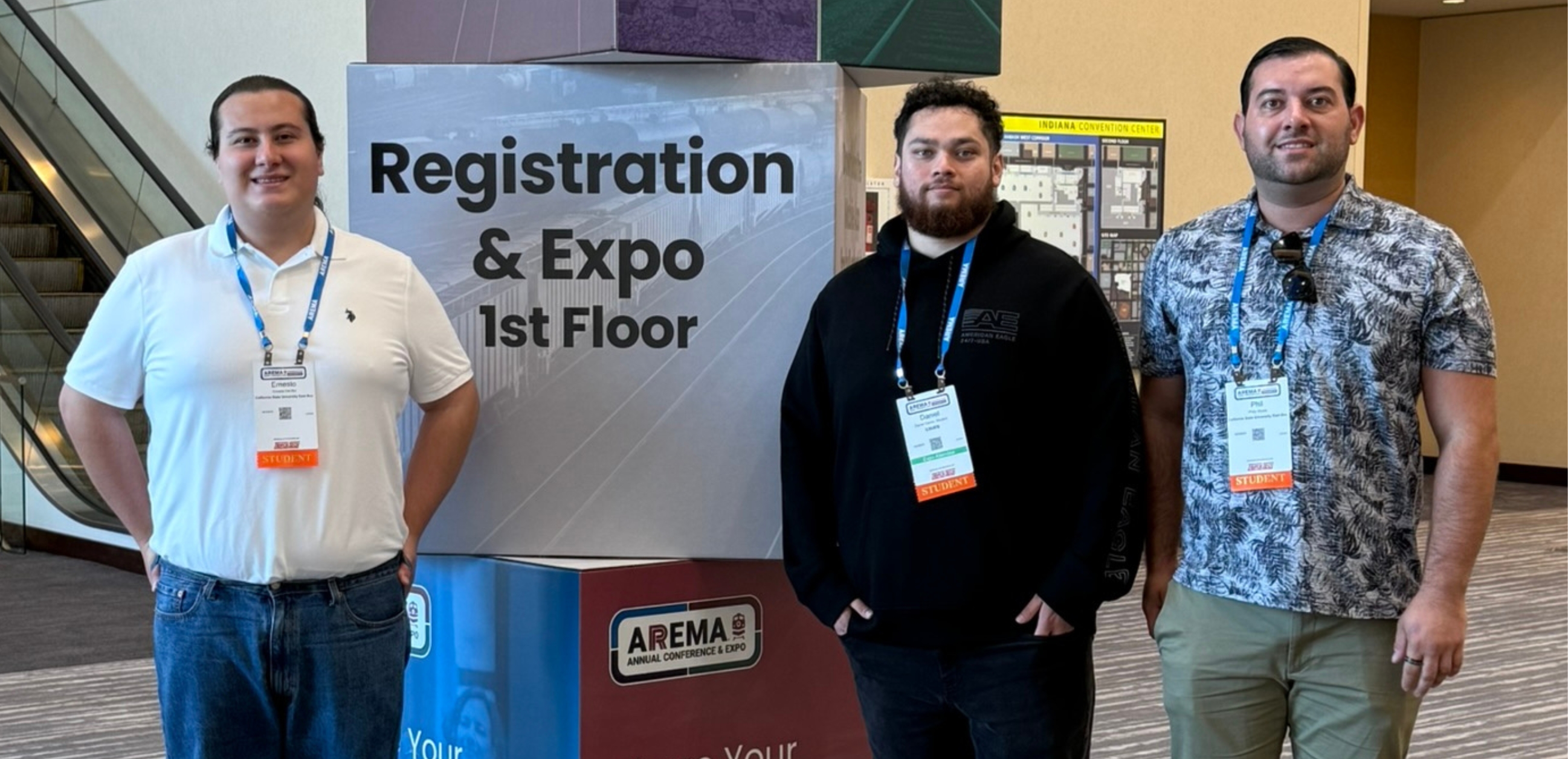 Ernesto, Daniel and Phil at AREMA Annual Conference & Expo
