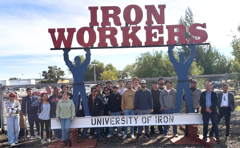 CSUEB Civil Engineering Students Explore the World of Structural Steel at AISC SteelDay