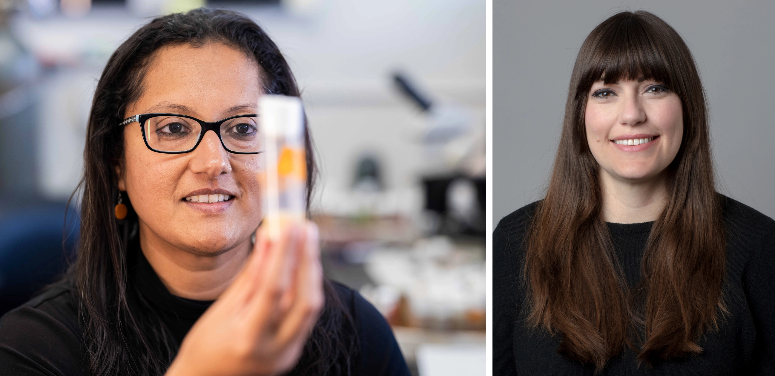 Photos of Dr. Divya Sitaraman and Dr. Michelle Gravier 
