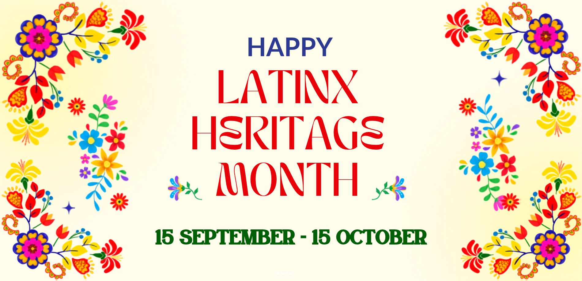 Latinx & Hispanic Heritage Month banner