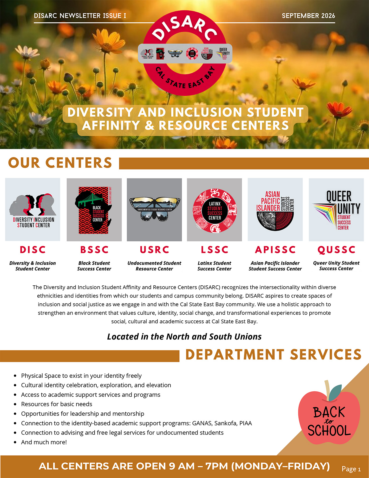 September 2026 Newsletter