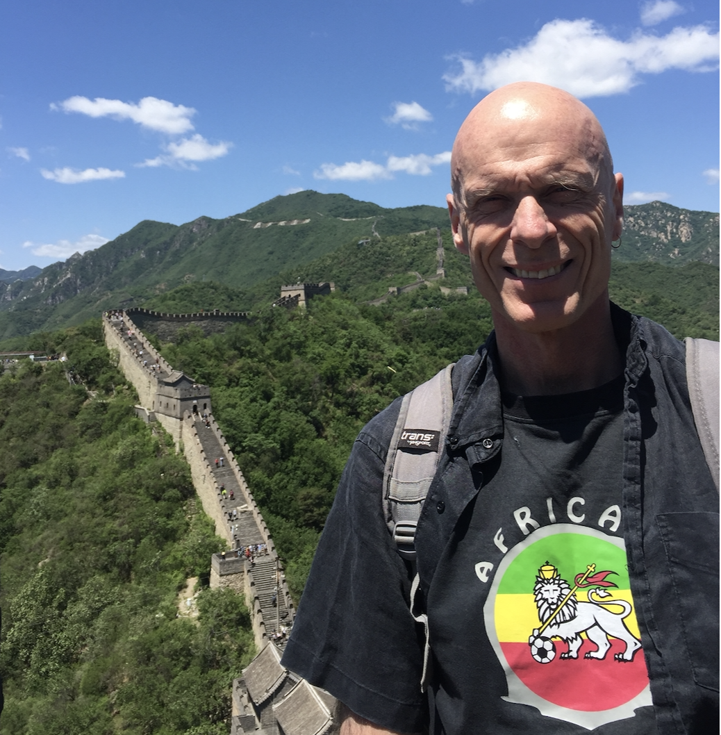 Image depicting Michael Lee on the Great Wall, China, near Beijing.