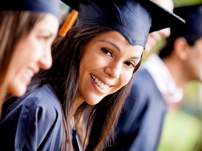 happy graduate smiling