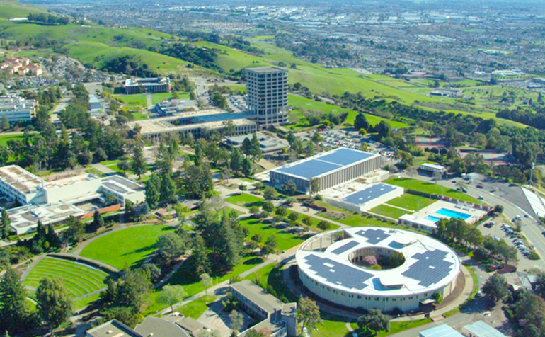 hayward aerial view