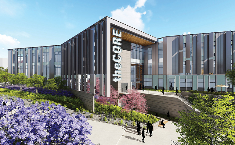Artist's rendering of CORE building